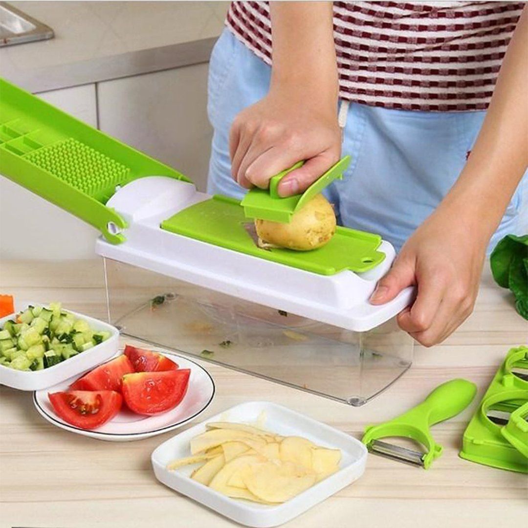 Nicer Dicer Plus Doğrayıcı Rende Mutfak Robotu Çok Fonksiyonlu Soğan Sebze Dilimleyici Doğrama