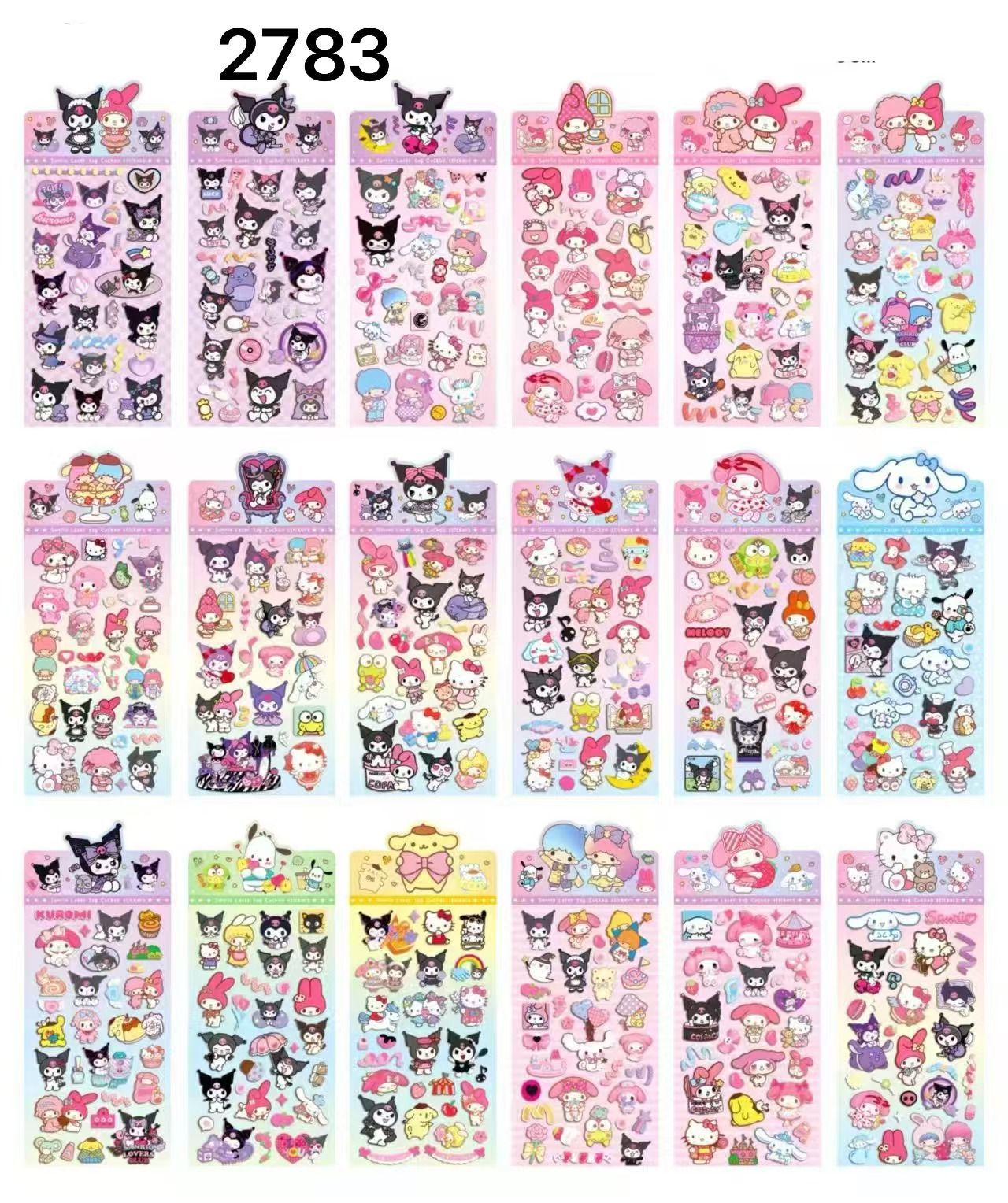 Karakterli Sticker Seti 20 Adet