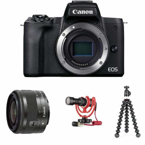 Canon EOS M50 Mark II Premium Vlogger Kit (Canon Eurasia Garantili)