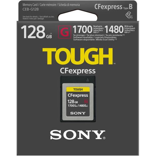 Sony CEB-G128 128GB CFexpress Type B 1700/1480 Mb/s