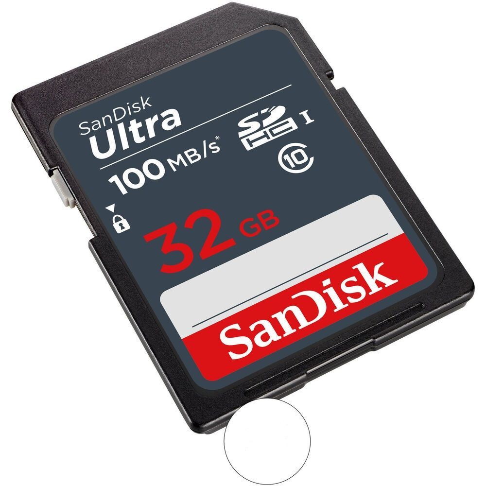 SanDisk 32GB Ultra SD Hafıza Kartı (100 mb/s, SDSDUNR-032G-GN3IN)