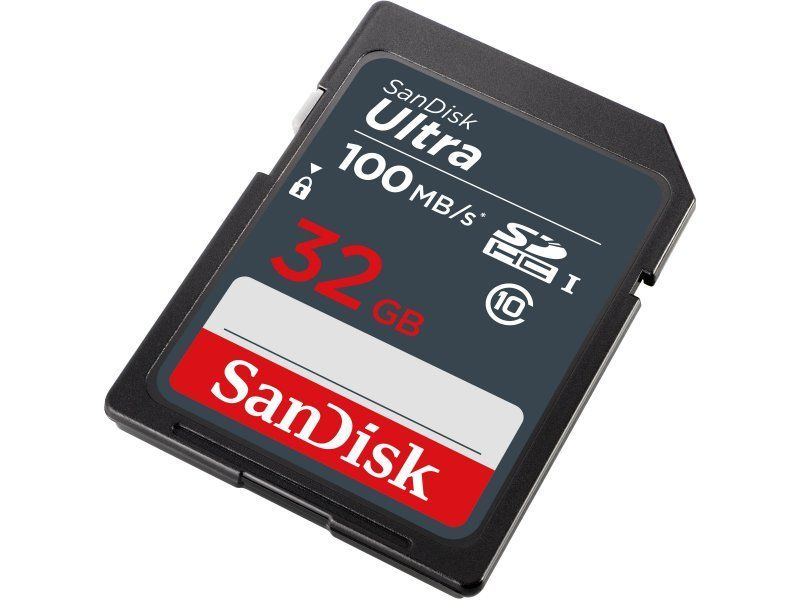 SanDisk 32GB Ultra SD Hafıza Kartı (100 mb/s, SDSDUNR-032G-GN3IN)