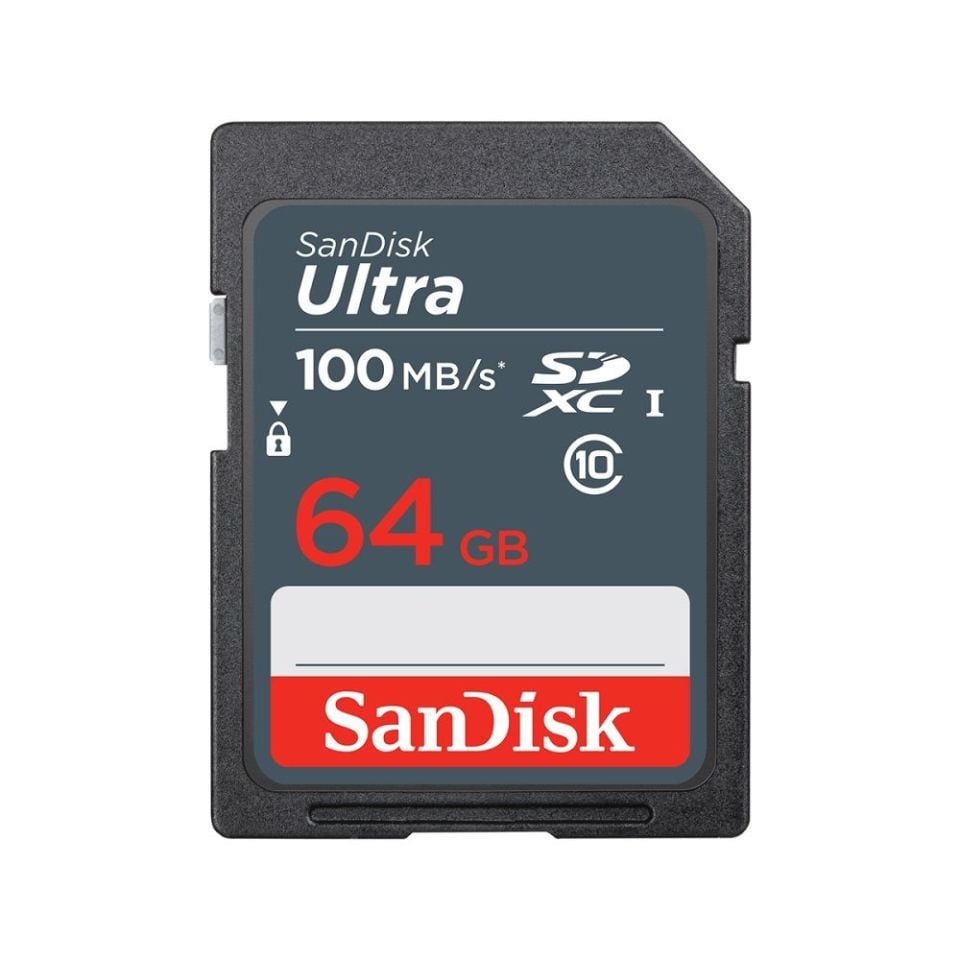 SanDisk 64GB Ultra SD Hafıza Kartı (100 mb/s, SDSDUNR-064G-GN3IN)