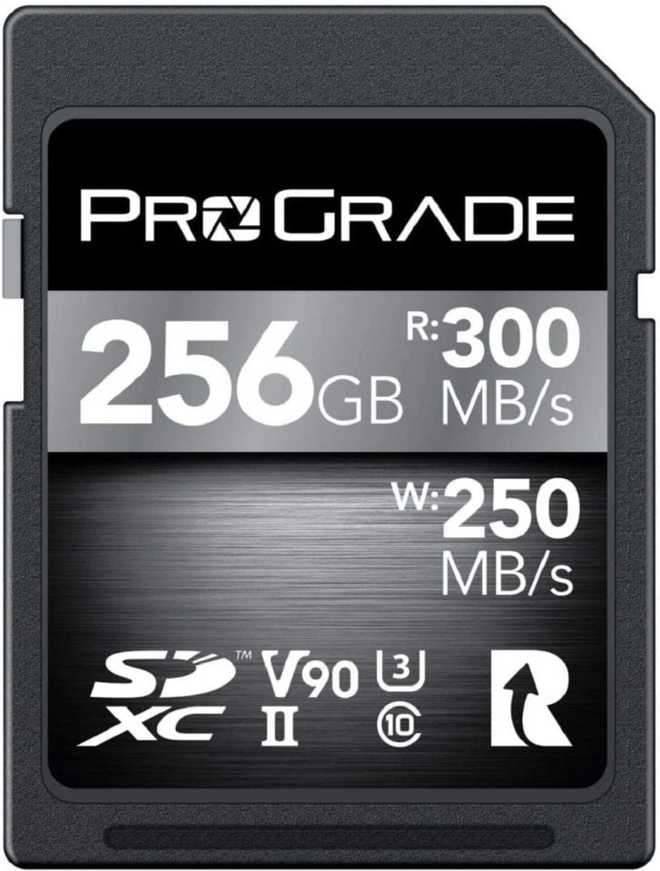 ProGrade Dijital SD 256GB V90 300mb/s UHS-II SDXC Hafıza Kartı
