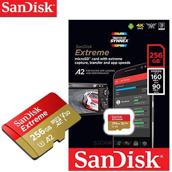 Sandisk MicroSD 256GB Extreme Pro 160mb/s Hafıza Kartı