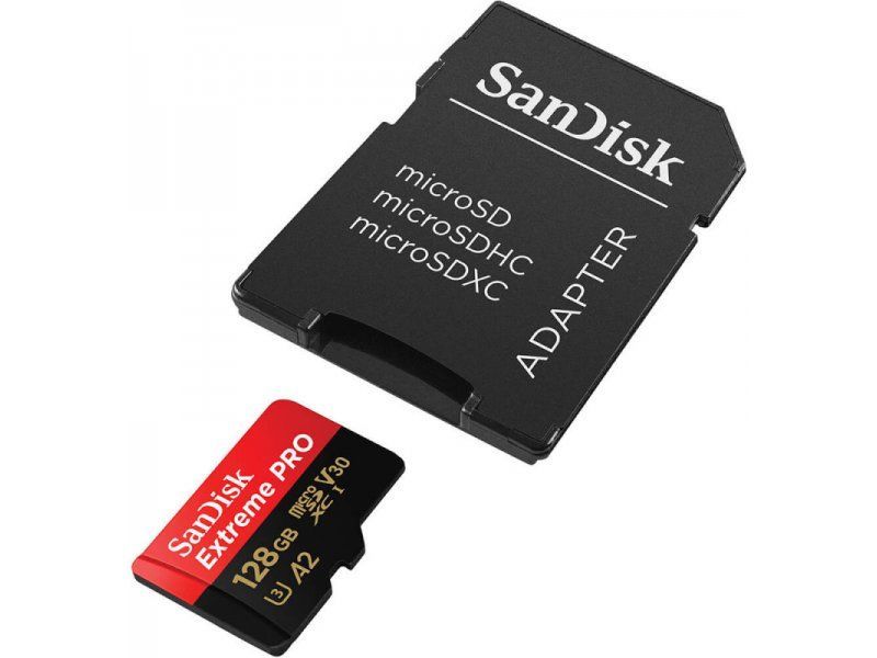 SanDisk 128GB Extreme PRO UHS-I MicroSD 200 mb/s Hafıza Kartı