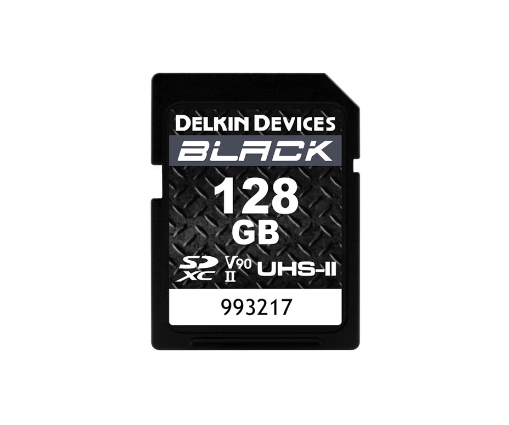 DELKIN BLACK 128GB SD UHS-II U3 V90