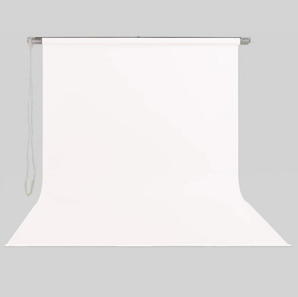 Stil Fon 195cm x 300cm Portre Beyaz Fon Perdesi Seti