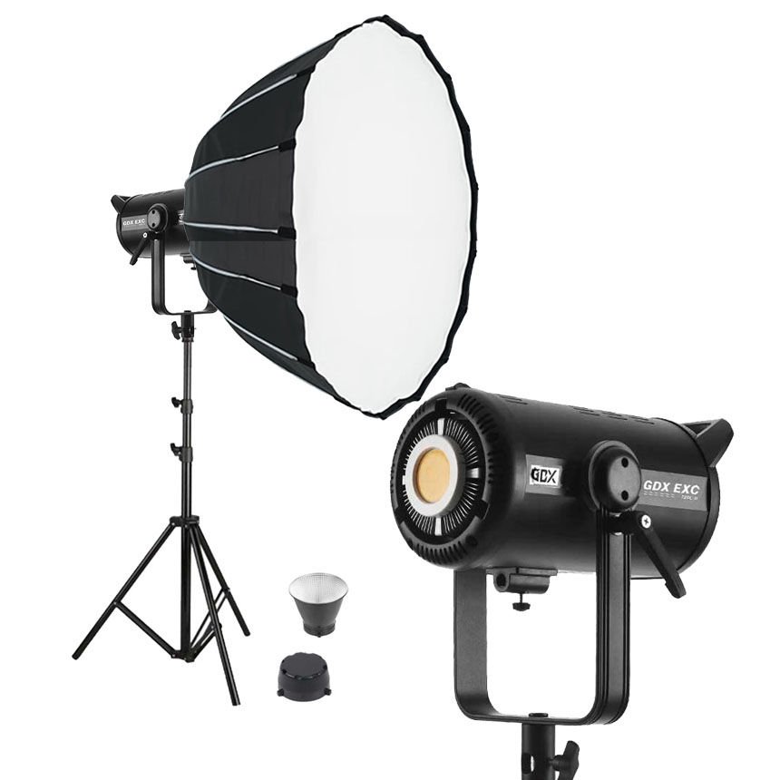 GDX EXC-400-II Plus Bi Color + 120 Parabolic Gridli Softbox Bebek Çekim Seti