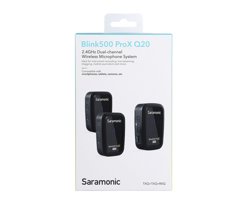 Saramonic Blink 500 ProX Q20 Kablosuz Yaka Mikrofonu