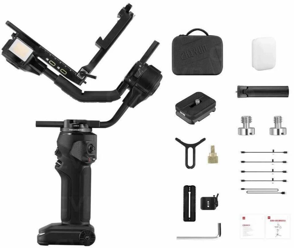 Zhiyun Crane 4 Combo Kit Handheld Gimbal Stabilizer