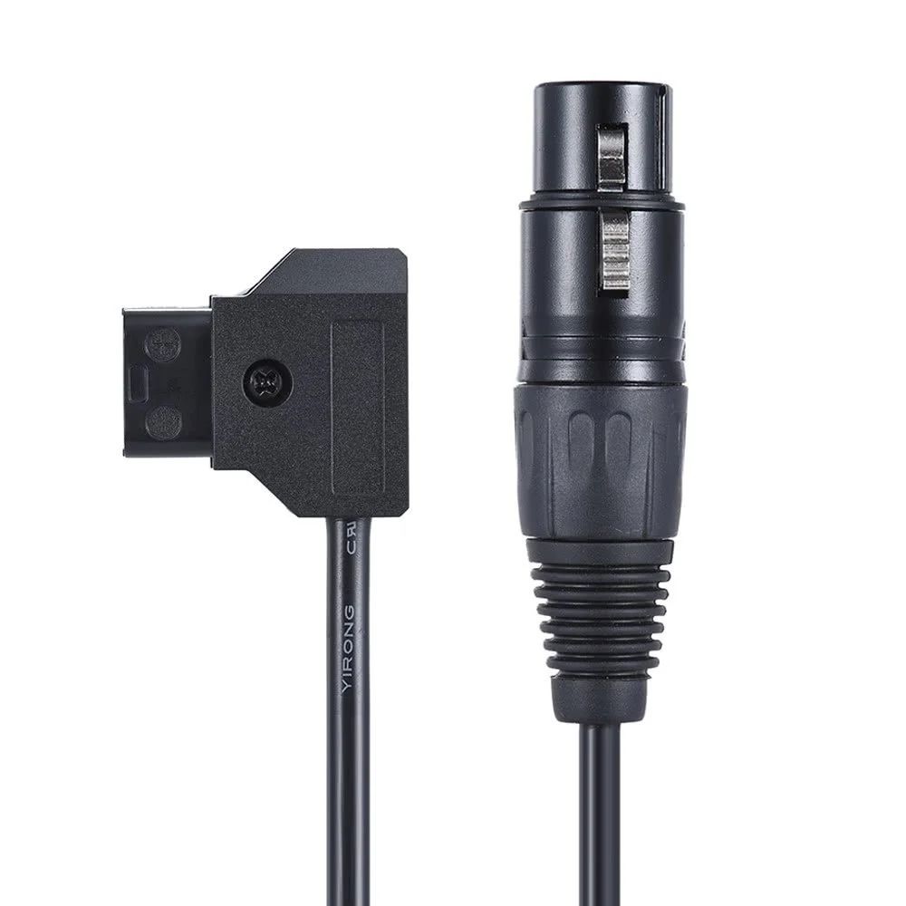 Andoer D4261 D-Tap Erkek - XLR 4-Pin Dişi Adaptör Güç Kaynağı Kablosu