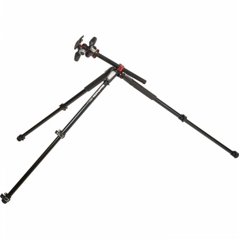 Manfrotto MK055XPRO3-3W 3 Yönlü Pan / Tilt Kafalı Alüminyum Tripod