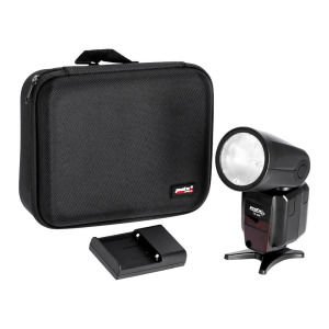 PDX TR 860 Pro Bataryalı Tepe Flaş (Canon-Nikon Uyumlu)