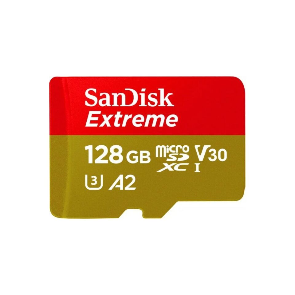 Sandisk Extreme Micro SD 128GB 190mb/sn Hafıza Kartı