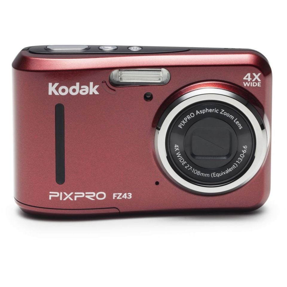 Kodak Pixpro FZ43 Dijital Fotoğraf Makinesi (Kırmızı)