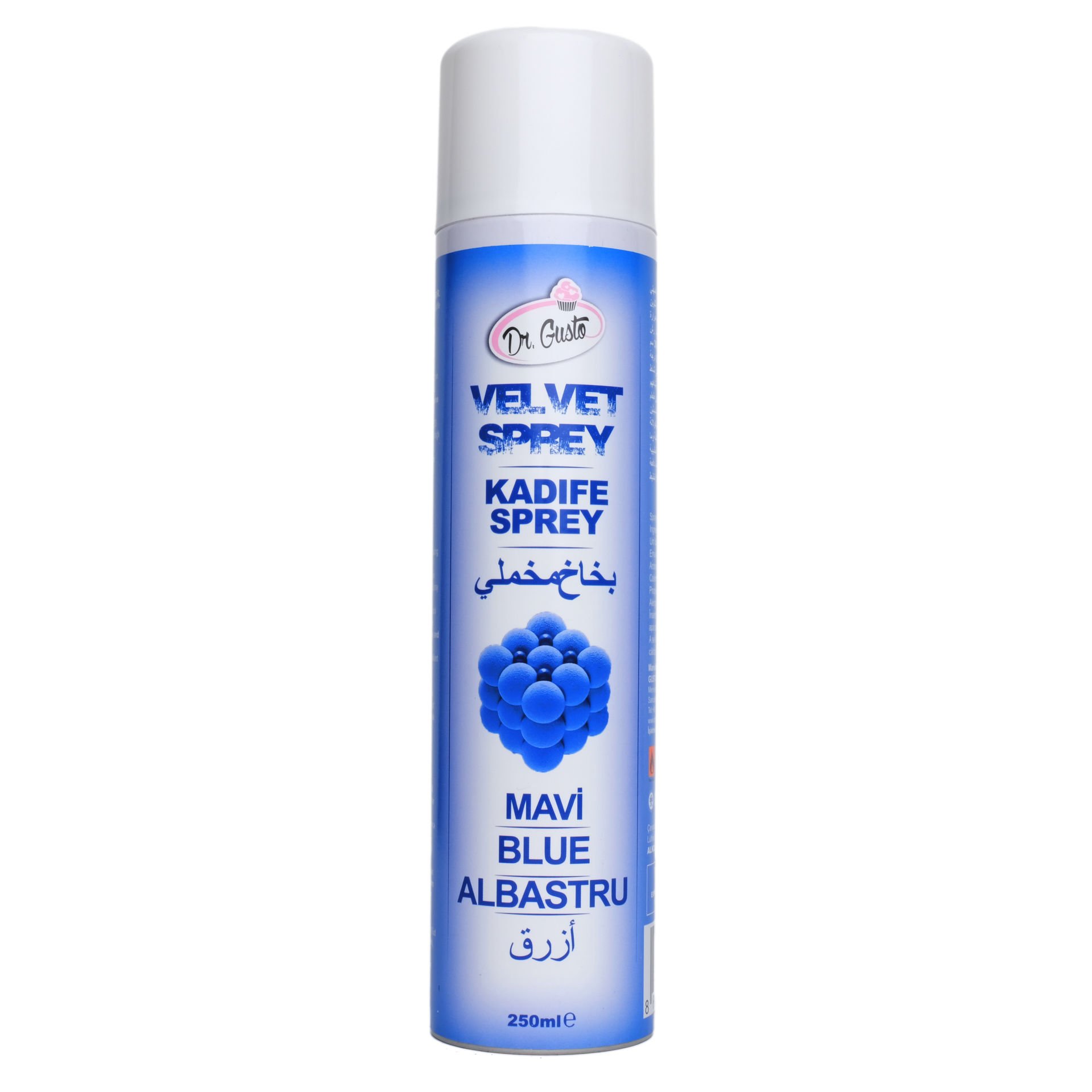 DR. GUSTO KADİFE SPREY BOYA MAVİ - 250