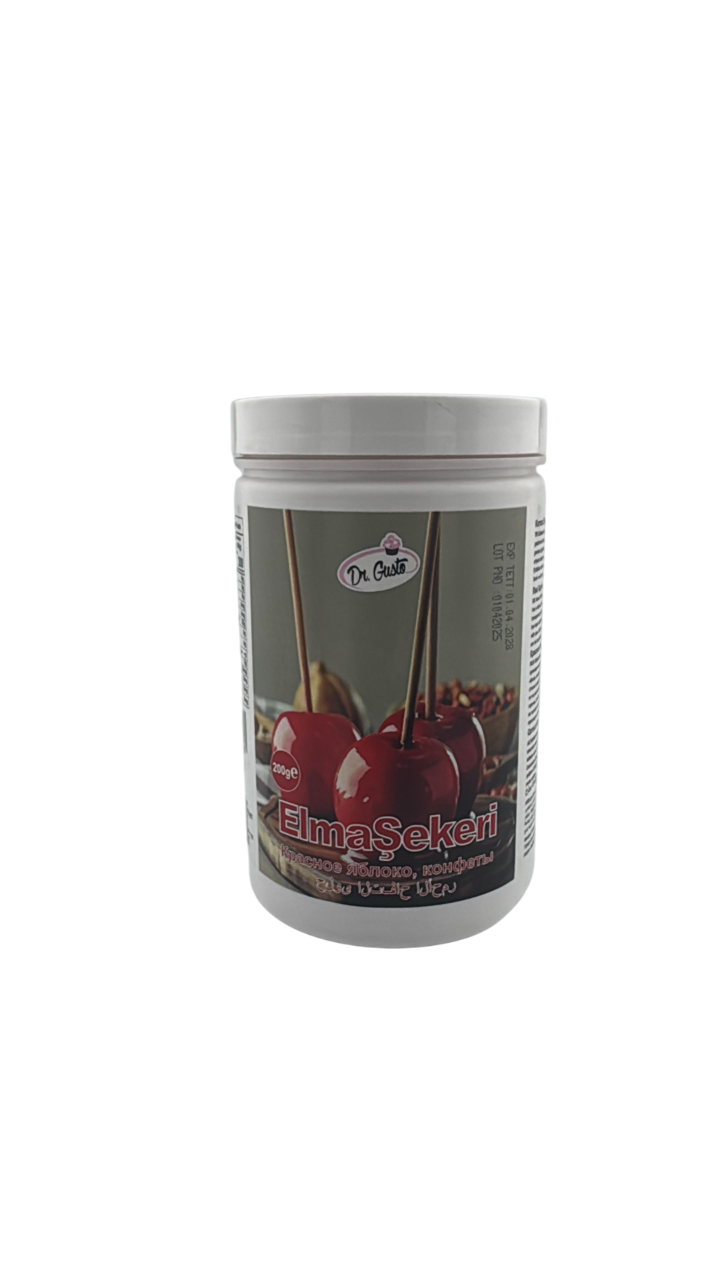 DR. GUSTO MEDIUM KATKI MADDESİ KIRMIZI ELMA ŞEKERİ - 200 GR