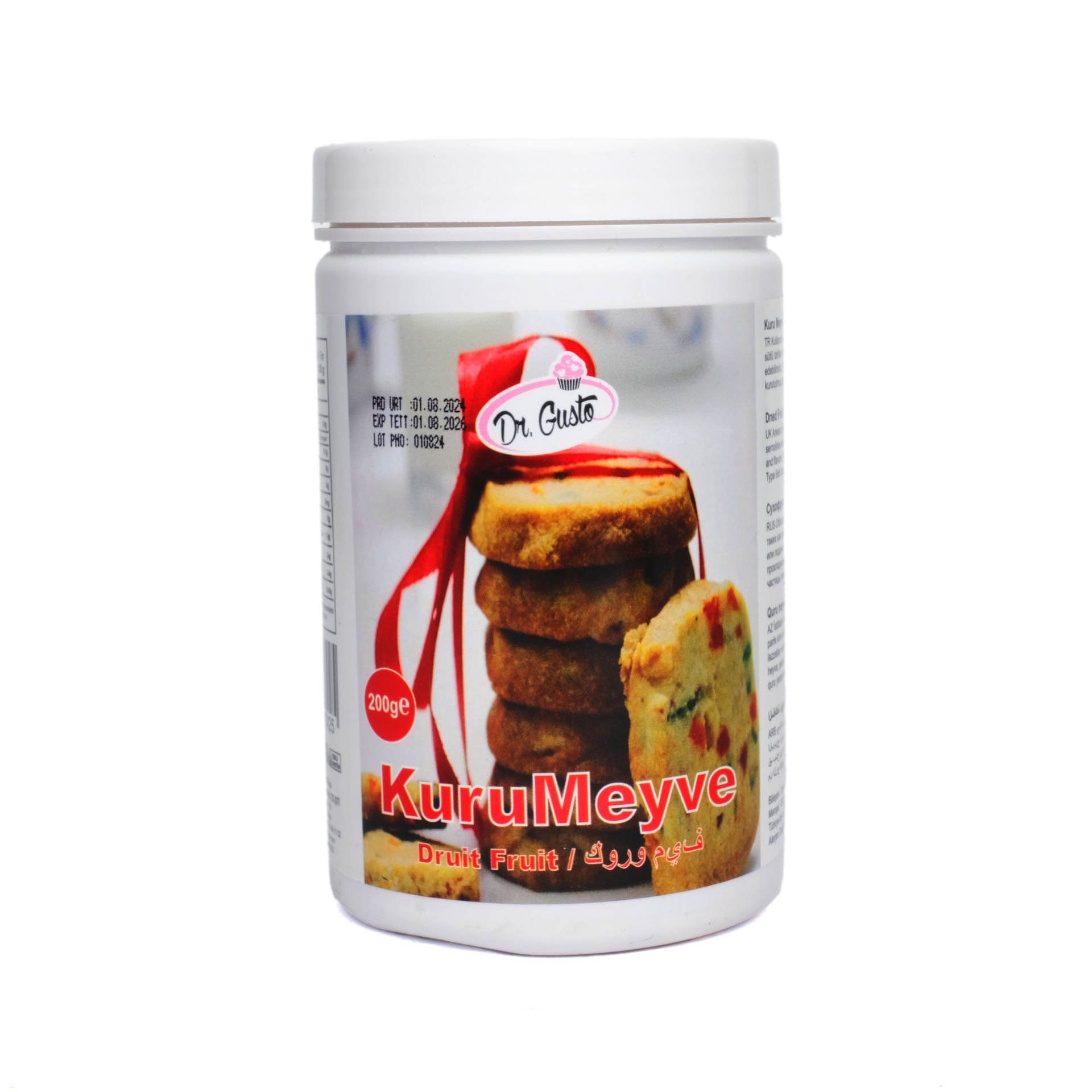 DR. GUSTO MEDIUM KATKI MADDESİ KURU MEYVE PARÇACIKLARI - 200 GR