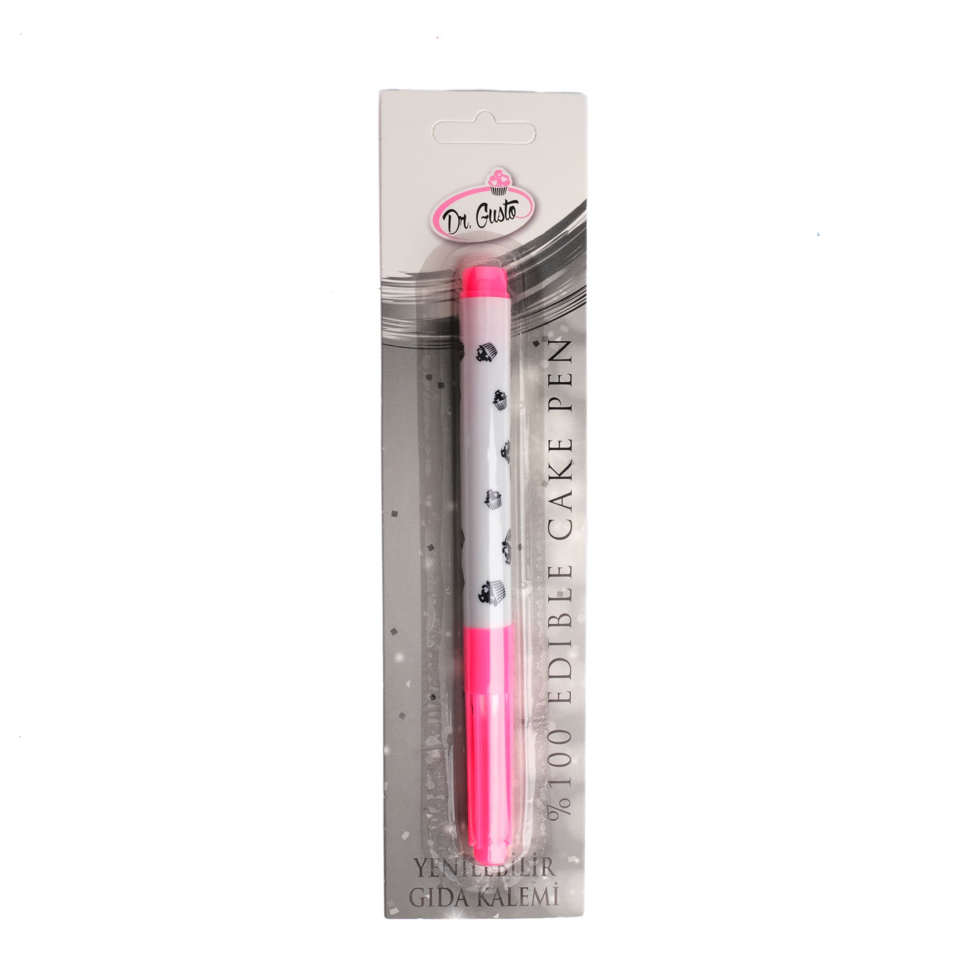 DR. GUSTO YENİLEBİLİR GIDA KALEMİ PEMBE