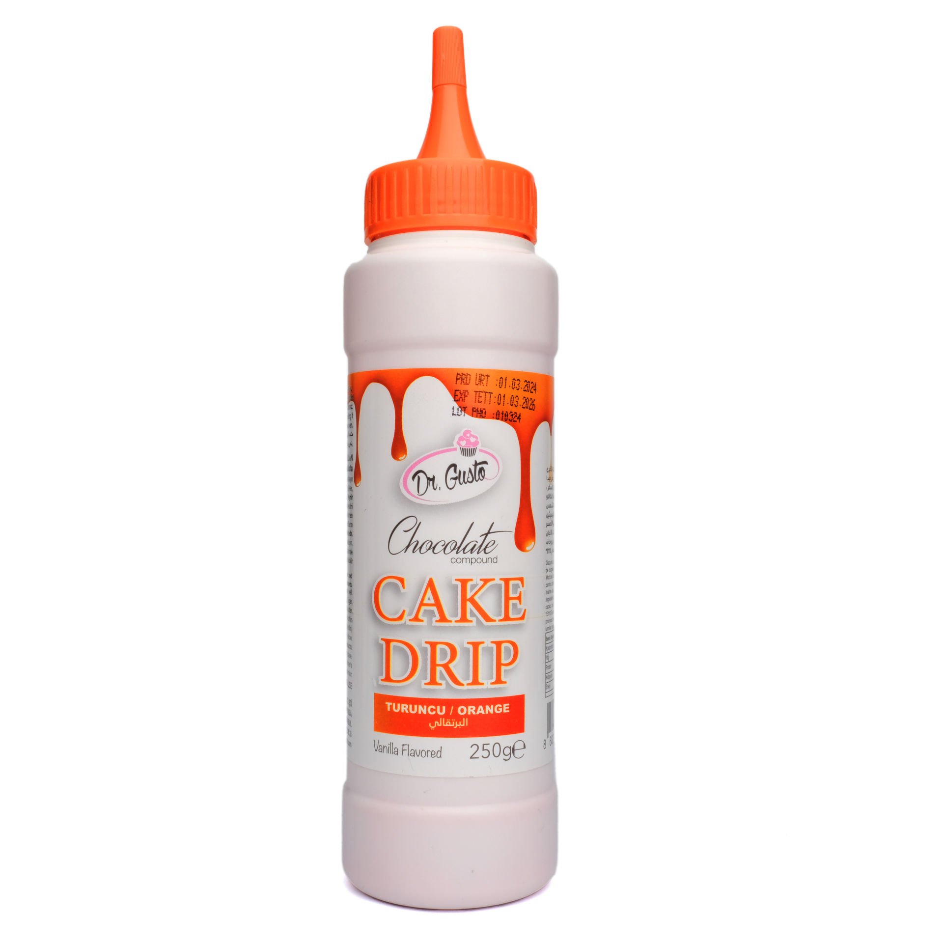 DR. GUSTO CAKE DRİP TURUNCU - 250 GR