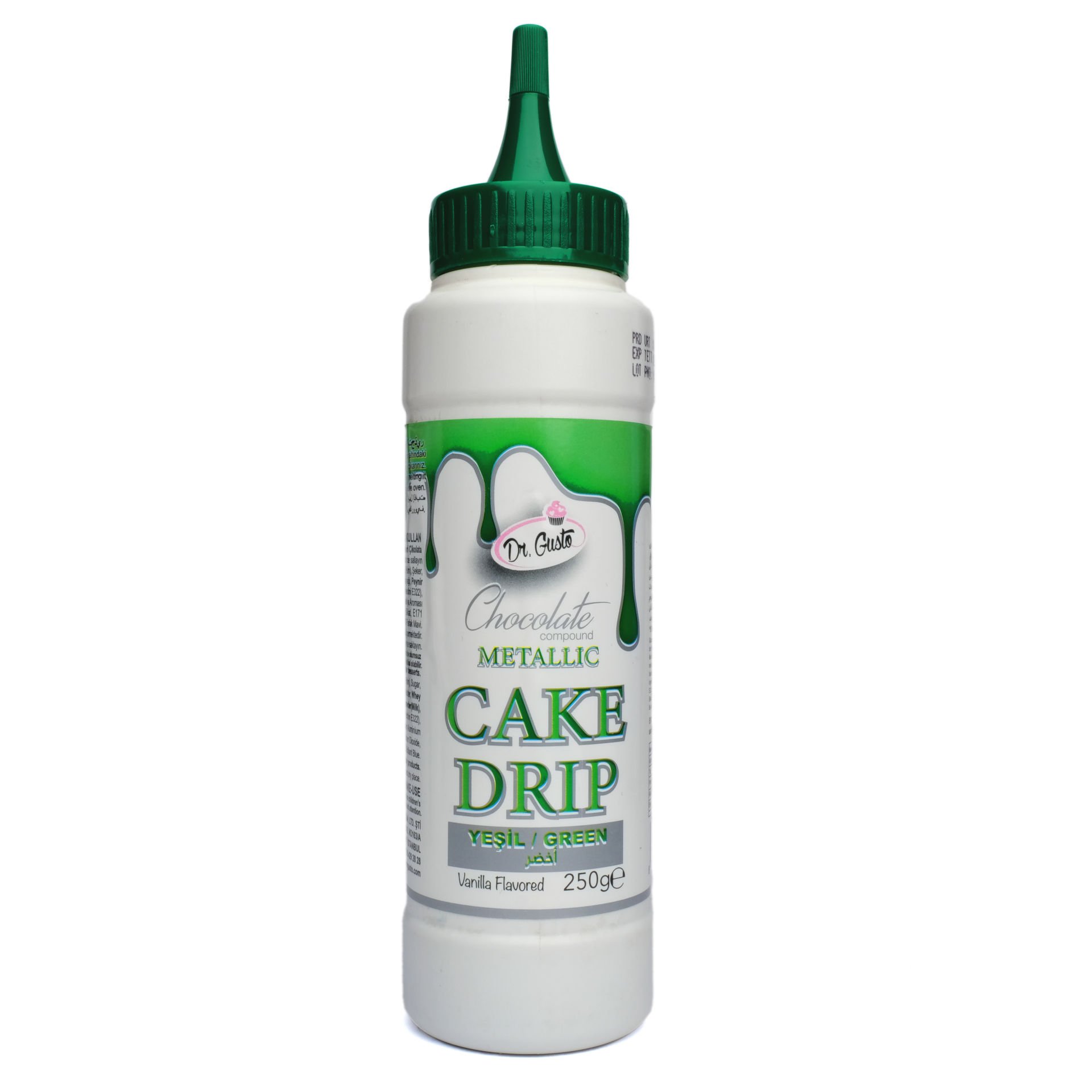 DR GUSTO METALİK CAKE DRİP YEŞİL - 250 GR