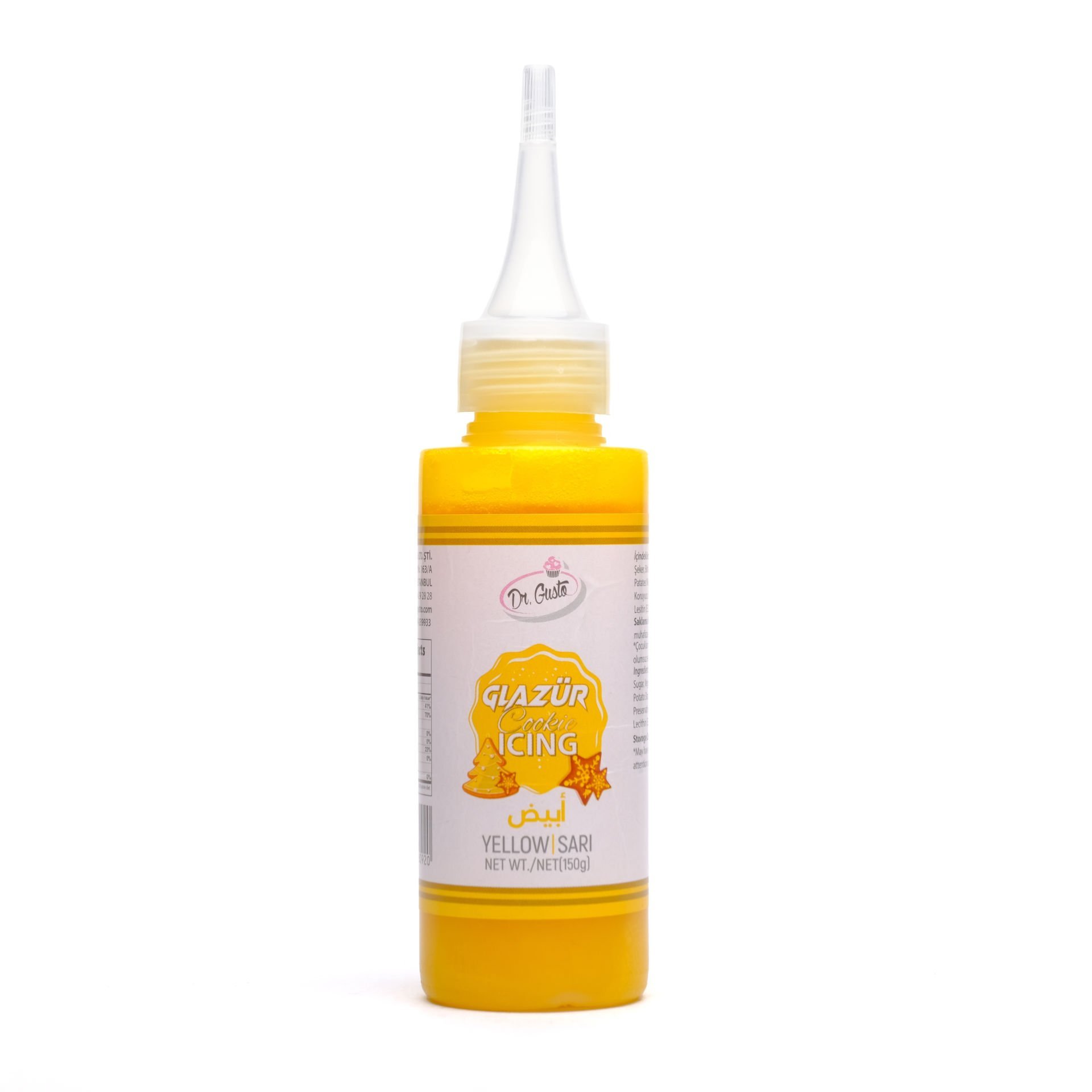 DR. GUSTO GLAZÜR SARI - 150 GR