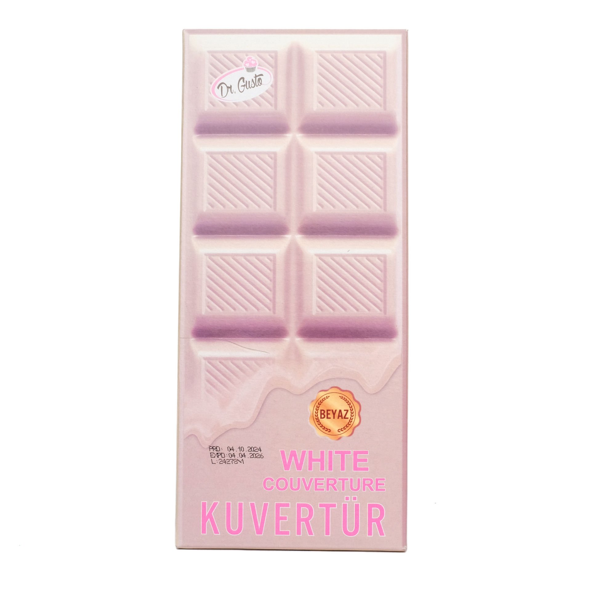 DR. GUSTO KUVERTÜR TABLET ÇİKOLATA FİLDİŞİ - 200 GR
