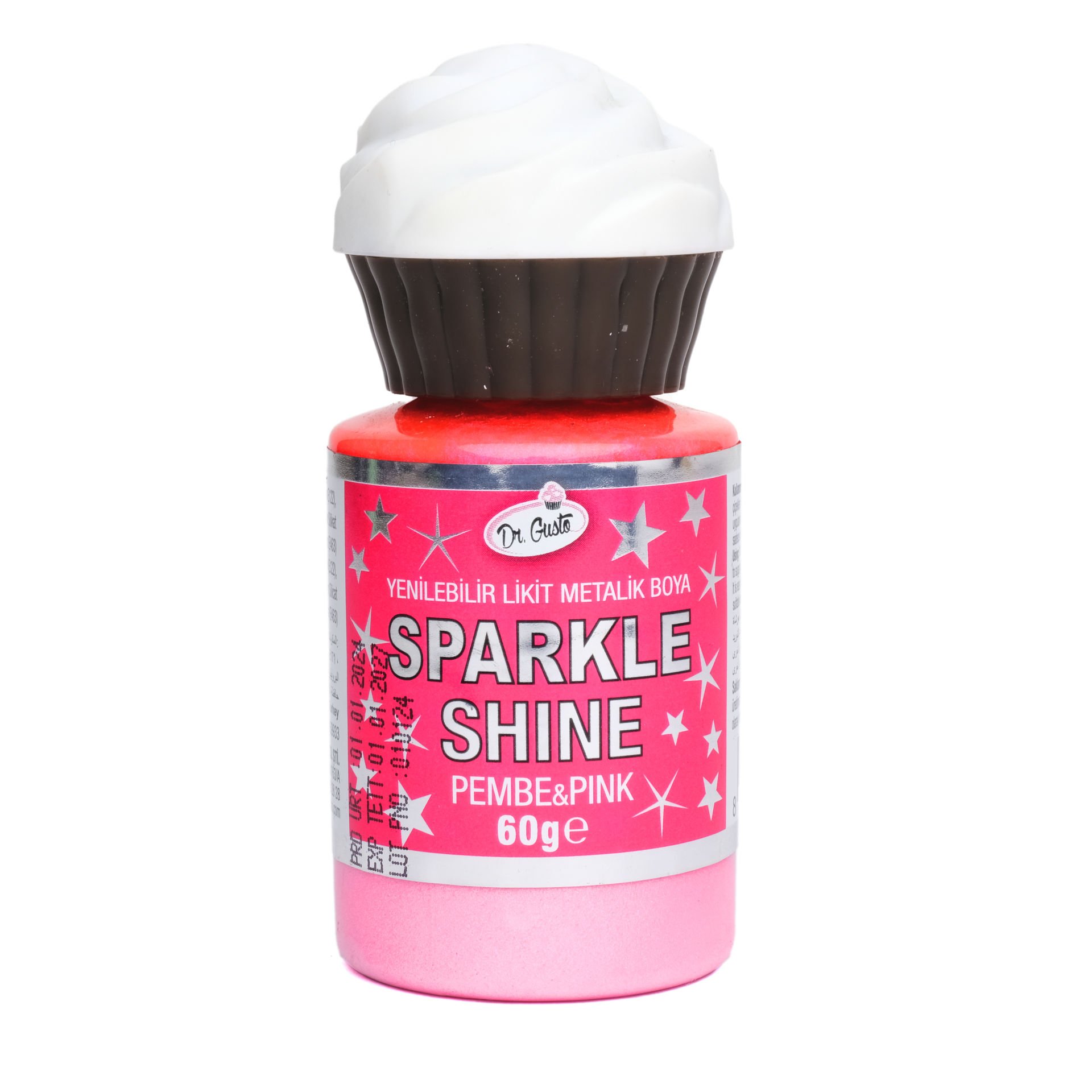 DR. GUSTO METALİK LİKİT BOYA PEMBE - 60