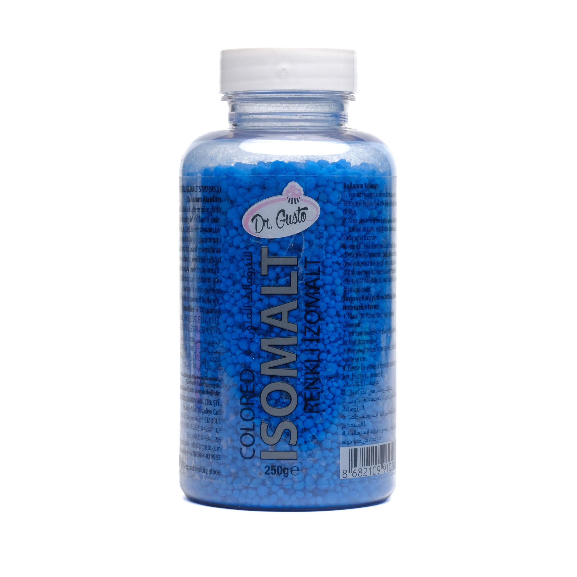 DR. GUSTO RENKLİ İZOMALT MAVİ - 250 GR