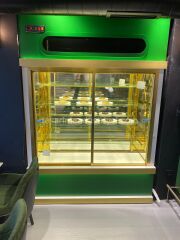 Cephe Tip Pasta Dolabı - Lake Gold Yeşil Model
