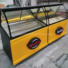 Waffle Dolabı & Kumpir Dolabı Seti - Sarı Model