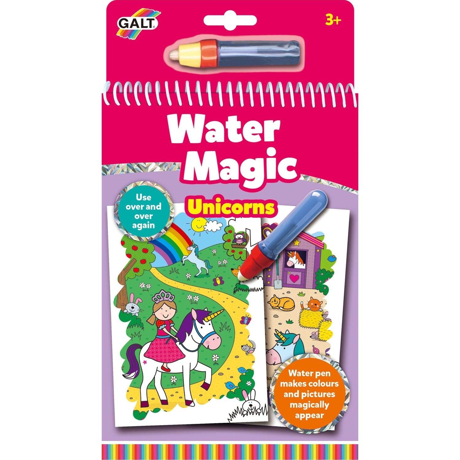 Galt Toys Water Magic Sihirli Boyama Kitabı Unicorns 3 Yaş+