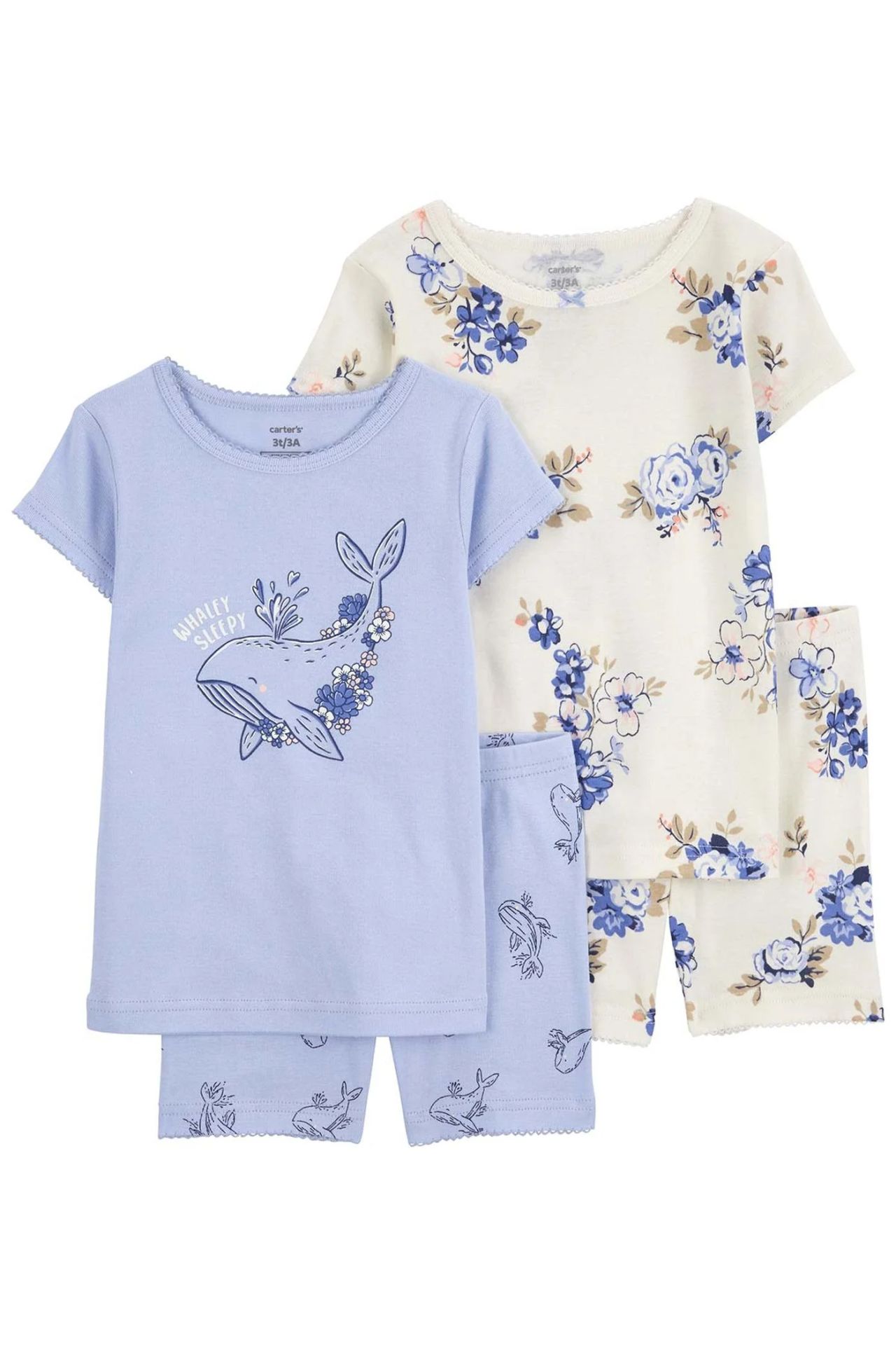 Carter's Kız Bebek Pijama Set 4'Lü 1Q514910 Karışık Renkli