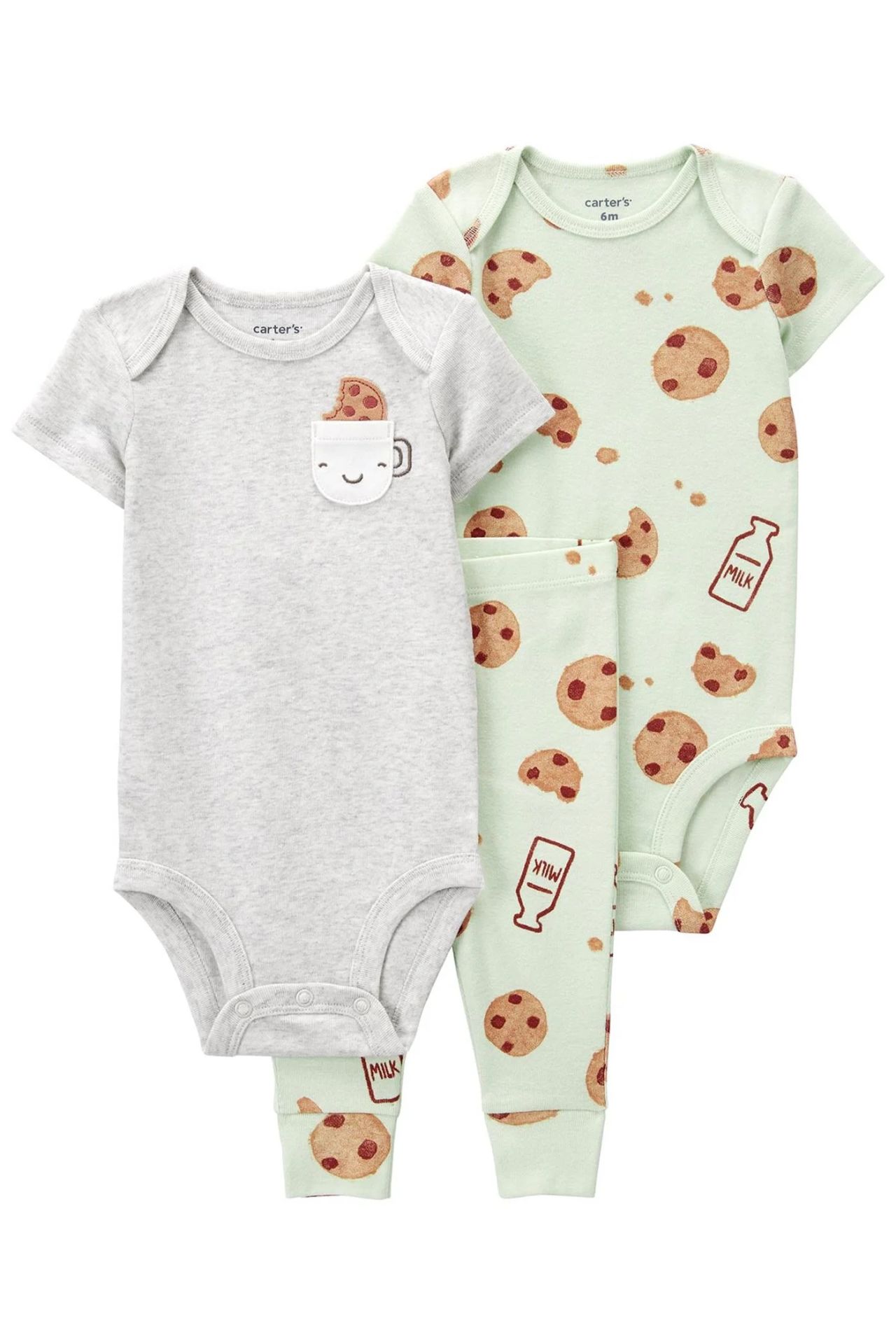 Carter's Layette Bebek 3'Lü Set 1P570910 Karışık Renkli