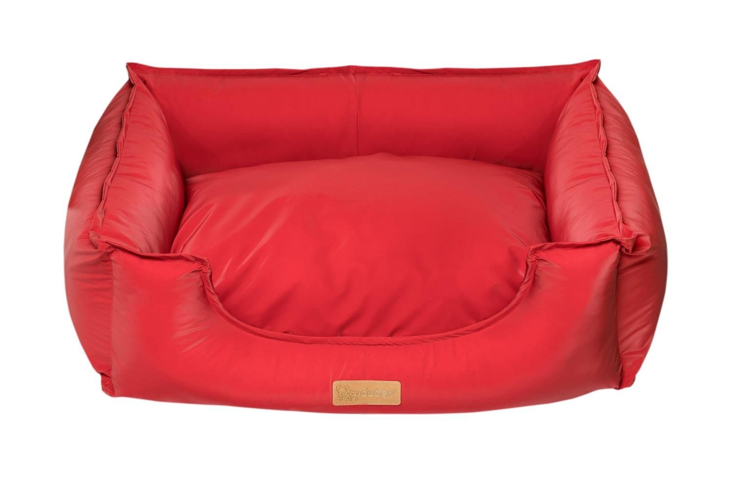Dubex Premium Mochi Kedi Köpek Yatağı Kırmızı Medium 70x60x23 cm