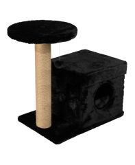 Dubex 39x72x80 cm Kedi Oyun Evi ve Tırmalama Platformu Siyah