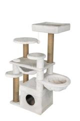 Dubex 65x108x129 cm Kedi Oyun Evi ve Tırmalama Platformu Beyaz