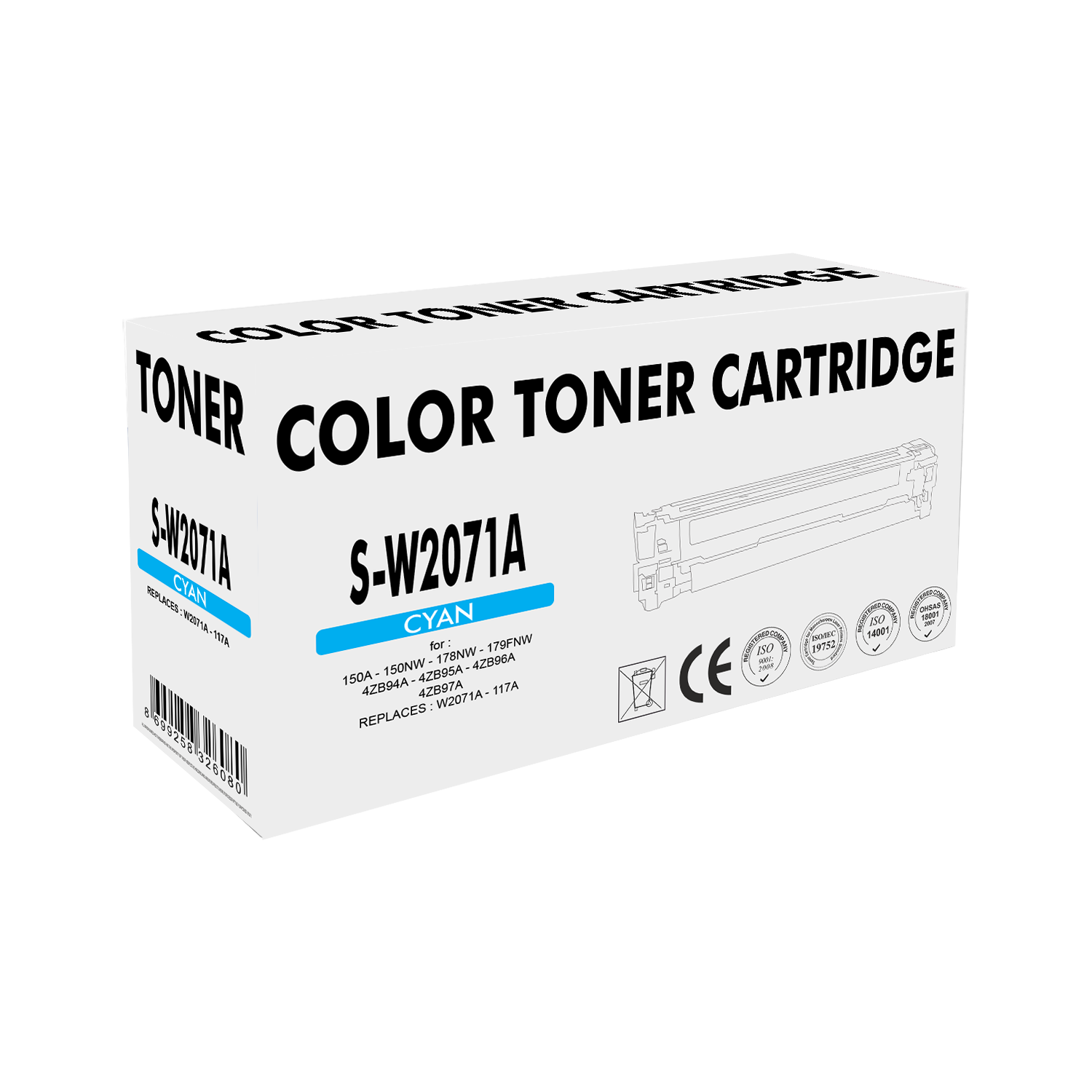 SPECIAL HP S-W2071A Chipsiz MAVİ MUADİL TONER