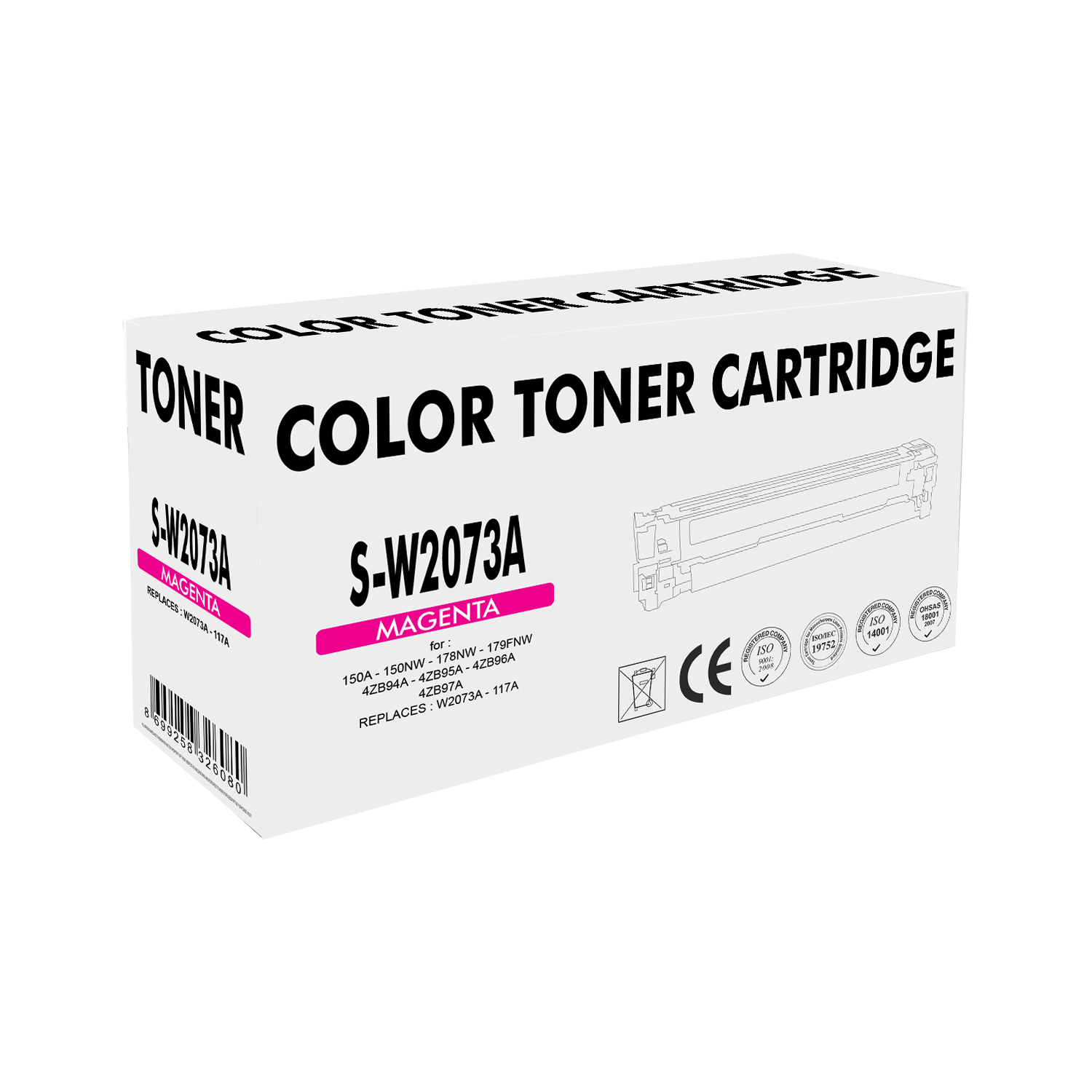 SPECIAL HP S-W2073A Chipsiz KIRMIZI MUADİL TONER