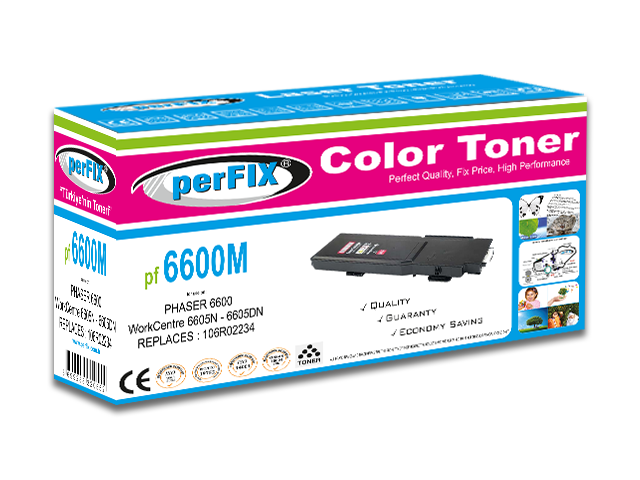 perFIX XEROX 6600 KIRMIZI MUADİL TONER