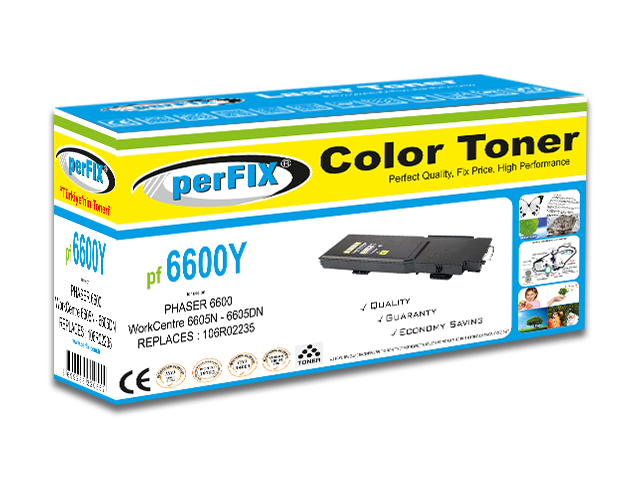 perFIX XEROX 6600 SARI MUADİL TONER