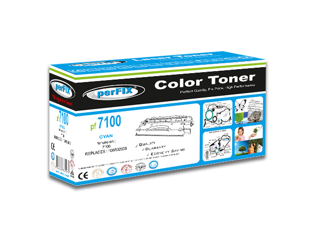 perFIX XEROX 7100C MAVİ MUADİL TONER