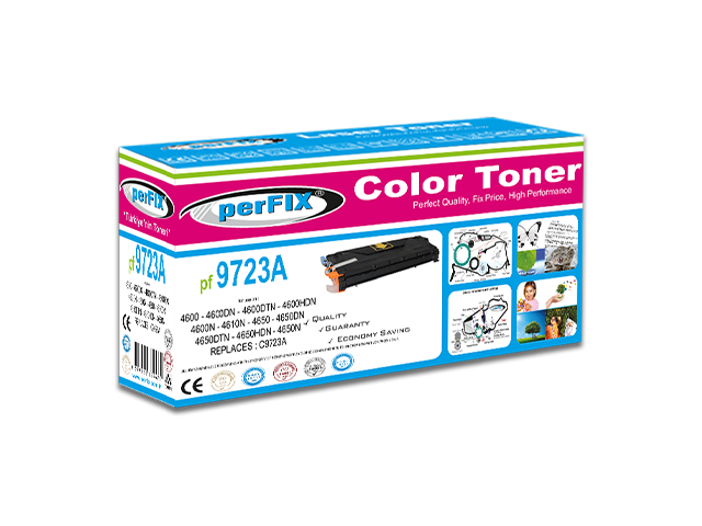 perFIX HP C9723A KIRMIZI MUADİL TONER