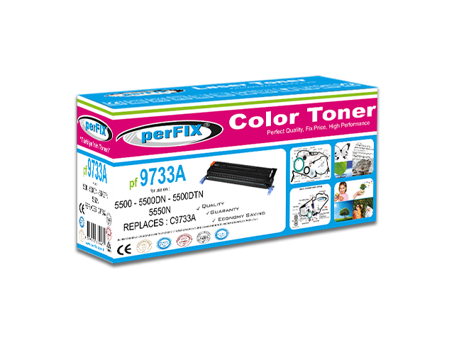 perFIX  HP C9733A KIRMIZI MUADİL TONER