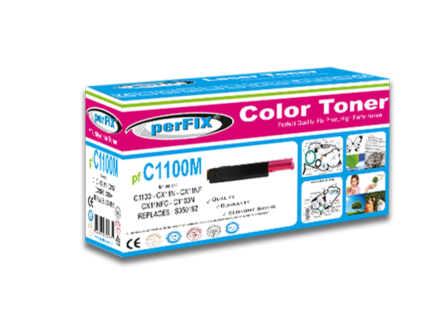 perFIX EPSON C1100 KIRMIZI MUADİL TONER