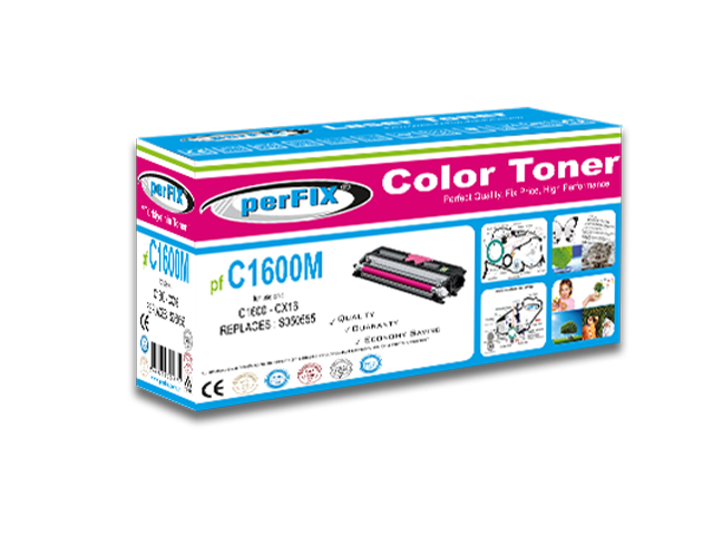 perFIX EPSON C1600 KIRMIZI MUADİL TONER