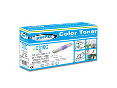 perFIX OKI C310 MAVİ MUADİL TONER