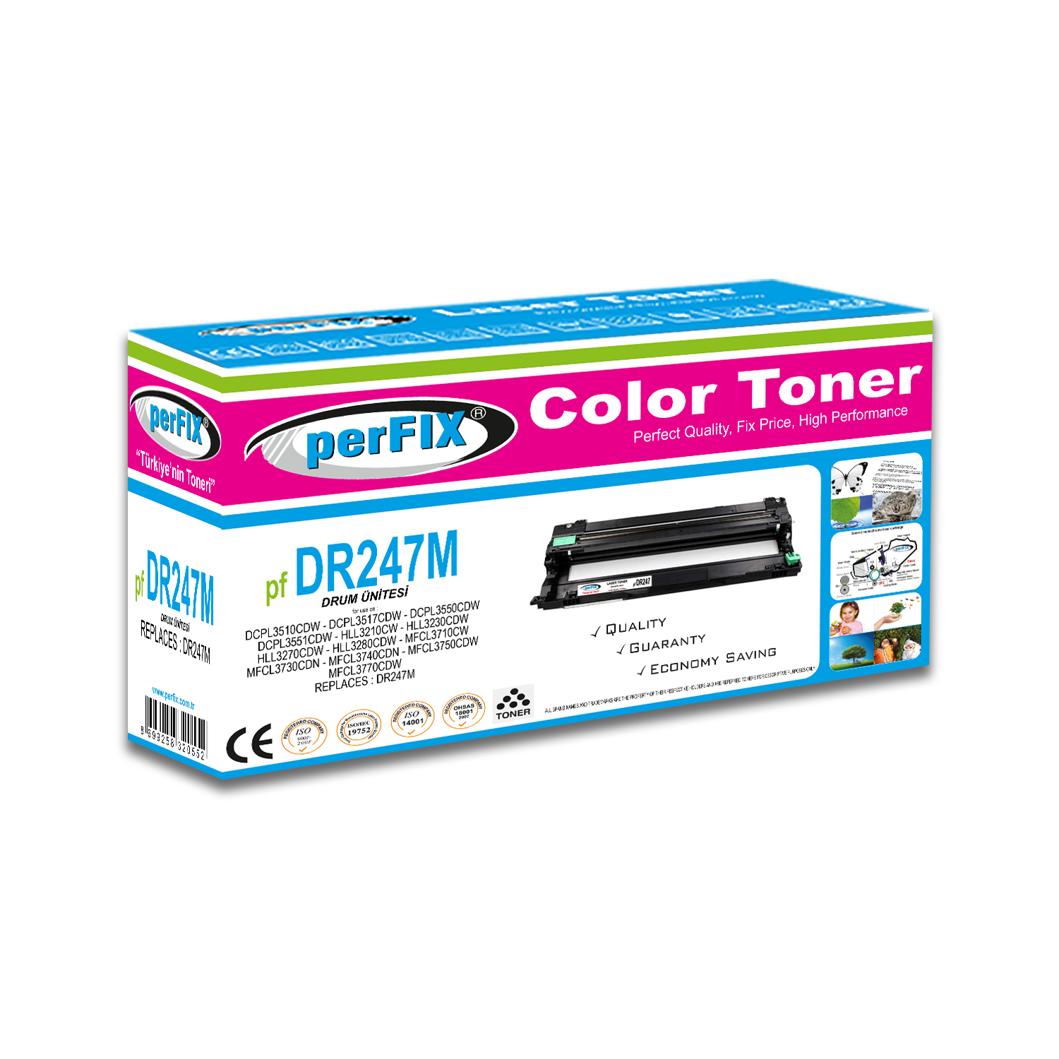 perFIX DRUM ÜNİT DR247 KIRMIZI  L3210 - L3230 - MFC3710 - MFC3730 18k