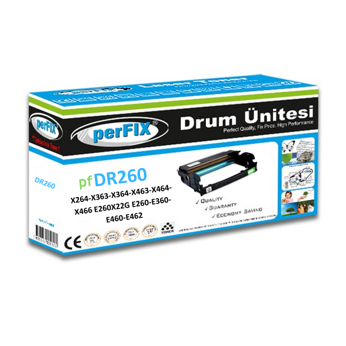 perFIX DRUM UNITESİ E260-E360-E460-E462 30K DRUM ÜNİTESİ